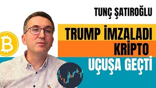 Trump İmzaladı Kripto Uçuşa Geçti