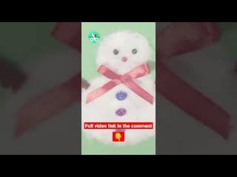DIY Pop Up Christmas Card with Tree and Snowman #shorts #diycard #popupcard