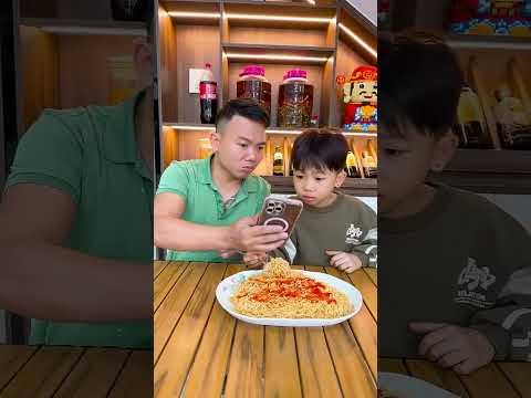 Noodle prank on cute baby ❤️👶🏻🍒😱💕🤣 Thoc TV #shorts