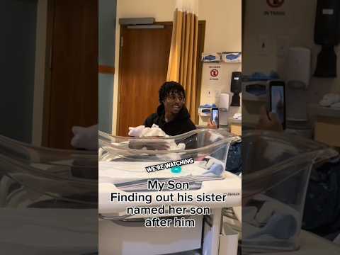 Guy's reaction to finding out his sister named her son after him is just priceless... 😂 ❤️