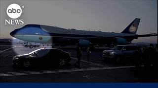 YouTube video thumbnail: Trump Reportedly Used Catering Truck to Sneak off Air Force One Amid Iranian Threats
