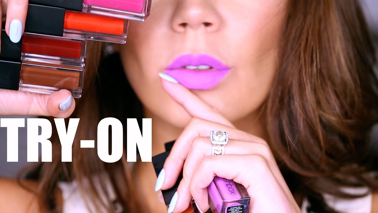 SMASHBOX - ALWAYS ON MATTE REVIEW Full Collection