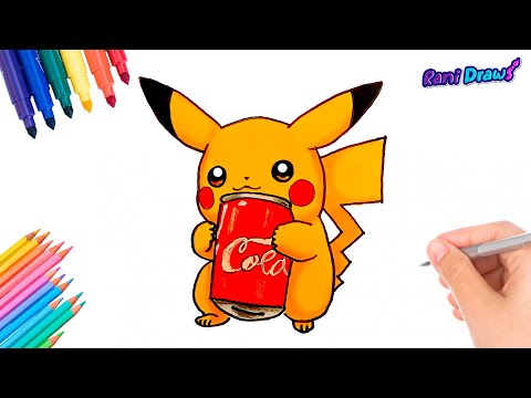 Cómo dibujar a PIKACHU  - dibujos fáciles Paso a paso