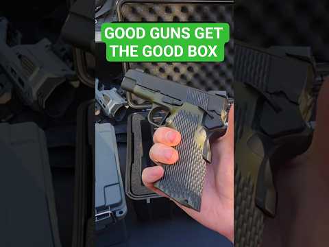 Keep your guns protected while transporting them! This hard case is a good mix of style and use!