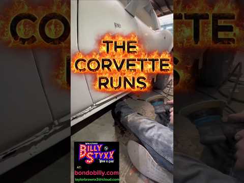 The Corvette RUNS 🏁 How To Sand Runs DIY Paint Correction Sharpie Guide Coat Tips Tricks