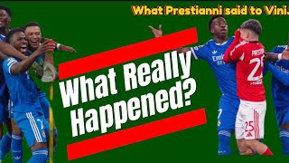 Real Madrid  vs Benfica | what Prestianni said to Vini Jr #racism #uefa #vinijr #respect #ucl 