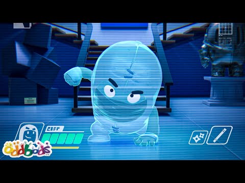 VR Ninja Game | Oddbods - Sports & Games Cartoons for Kids