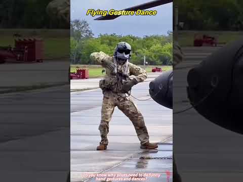 Do you know why pilots need to do funny hand gestures and dances?#airforce #usa🇺🇸
