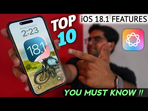 Apple iOS 18.1 Features – Top 10 Apple Intelligence Features You Must Know 🔥🔥