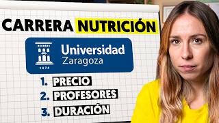 Review y opinión de la Carrera de Nutrición de la Universidad de Zaragoza (UNIZAR)