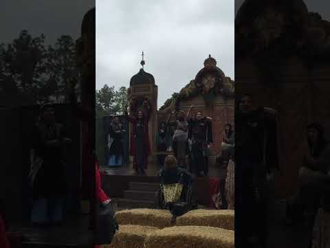 Arabic Dancing Ladies of Renaissance Fair Outdoors,  California.