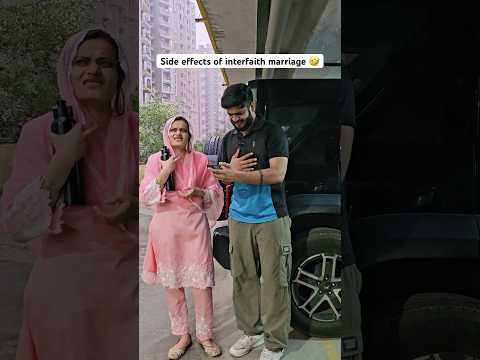Isiliye mummy yad krrgi😢 #hindumuslimmarriage #comedy #interfaithmarriage #funny #trending #couple