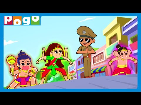 Little Singham ๐ฆ| Festive Fun With Supercop๐| Ganesh Chaturthi Special | Kids Cartoon | @PogoChannel