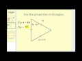Properties and Equations of Triangles