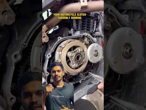 motorcycle clutch assembly burning issue #motorcycle #motorcycletips #motorcycleissues #duke200 #ktm