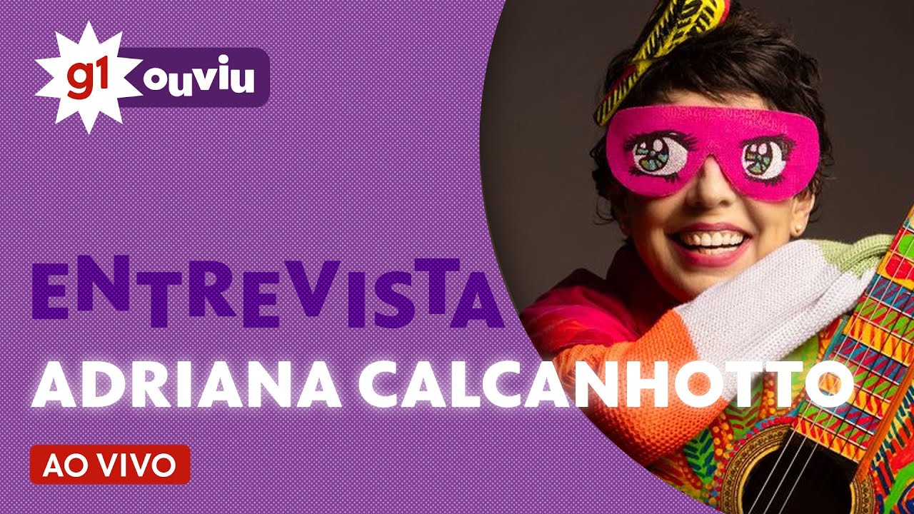 Adriana Calcanhotto é entrevistada no g1 Ouviu ao vivo desta sextafeira 31  TV Online Adriana Calcanhotto é entrevistada no g1 Ouviu ao vivo desta sexta feira 31