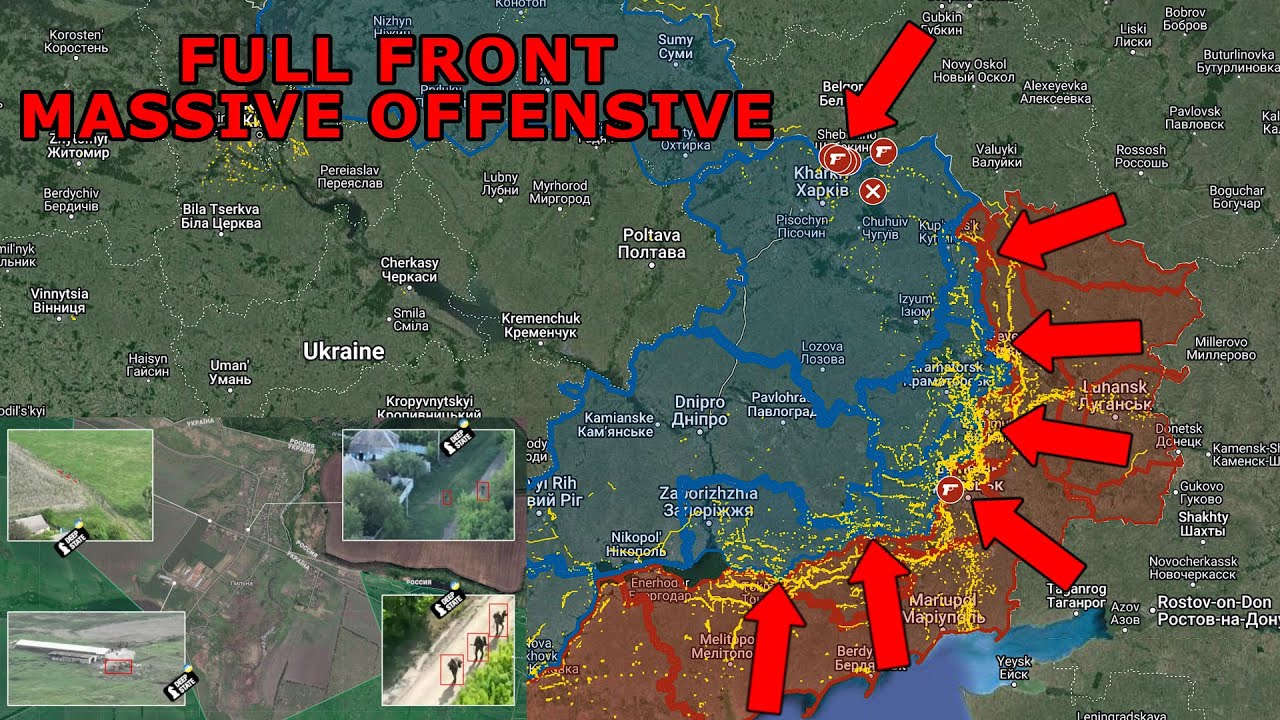 Russian Full Front Massive Offensive Launched | First Villages Captured