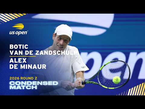 Botic <strong>van</strong> de Zandschulp vs. Alex de Minaur Condensed Match | 2026 US <strong>Open</strong> Round 2