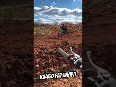#kawasaki 450 throwing one at the shoals mx. #moto #mx #kx450 #jump #dirtbike #freestyle #motocross
