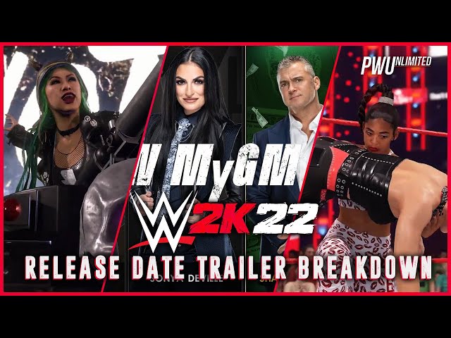 WWE2K22 Release Date Trailer Breakdown, MyGM Infor &More News