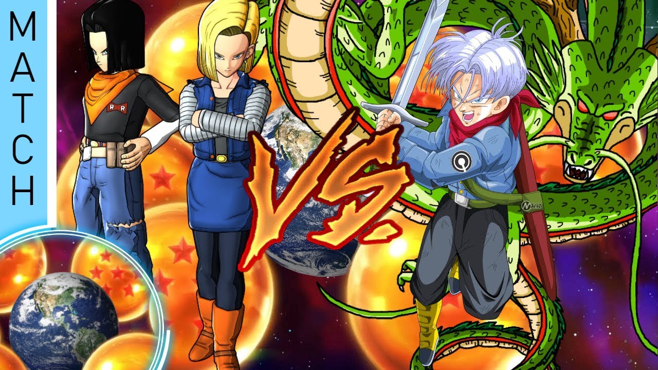 Cell Chain Androids VS Future Trunks Shenron