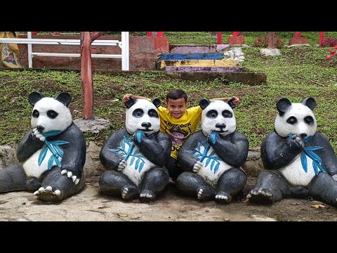 5 panda foto bersama 🤣 Vin Win