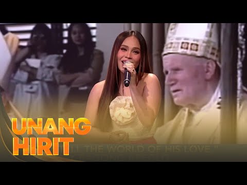 Hannah Precillas’ divine performance of ‘Tell The World of His Love’! | Unang Hirit