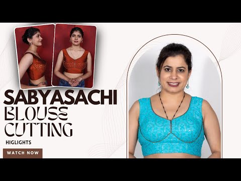 SABYASACHI BLOUSE CUTTING | LIVE ONLINE AND OFFLINE CLASS HIGHLIGHTS | @talentedrituinsan