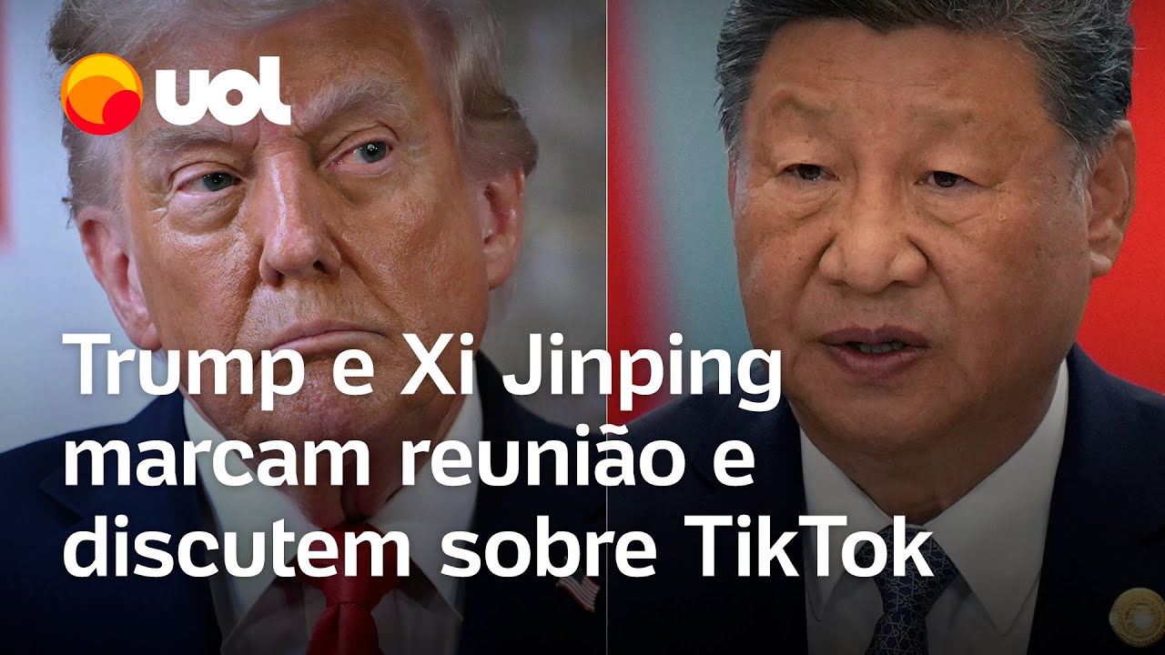 Trump e Xi Jinping marcam reunião e avançam nas negociações sobre TikTok