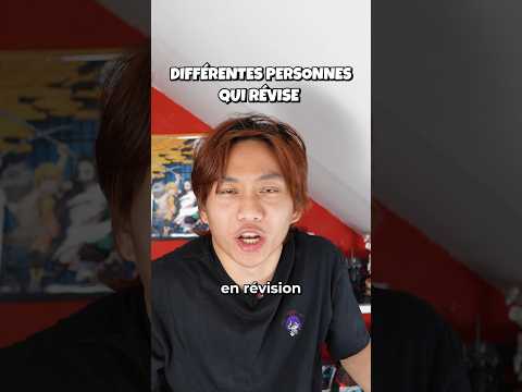 les différents types de personnes qui révisent