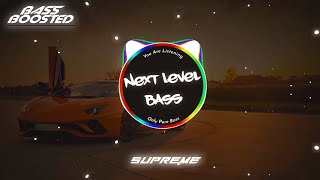 Supreme (BASS BOOSTED) Shubh | Latest Punjabi Songs 2025