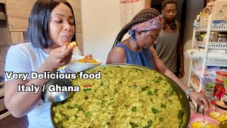 Cooking Italian Rice\Risotto from scratch by a Ghanaian living in Europe || VLOG2025