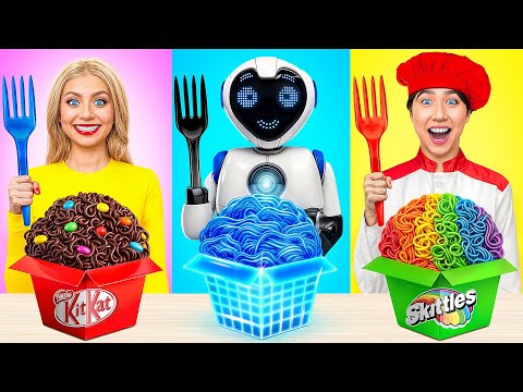 Reto De Cocina Yo vs Robot | Trucos y Recetas de Cocina por Multi DO Smile