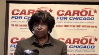 Carol Moseley Braun Statement on actions by Rahm Emanuel campaign