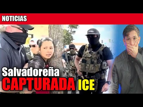 🔴 ASI FUE LA CAPTURA de una salvadoreña en Estados Unidos