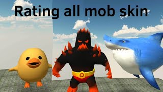 Rating all mob skin! | Chicken gun v4.8.0