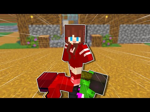 Maizen :  JJ Sister the star of the show - Minecraft Parody Animation Mikey and JJ