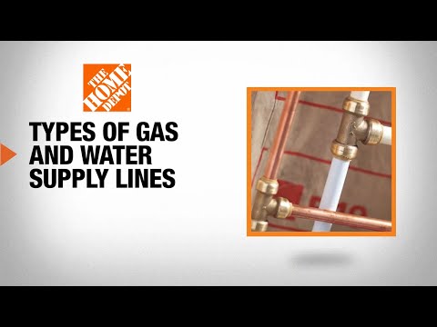 Types of Gas and Water Supply Lines
