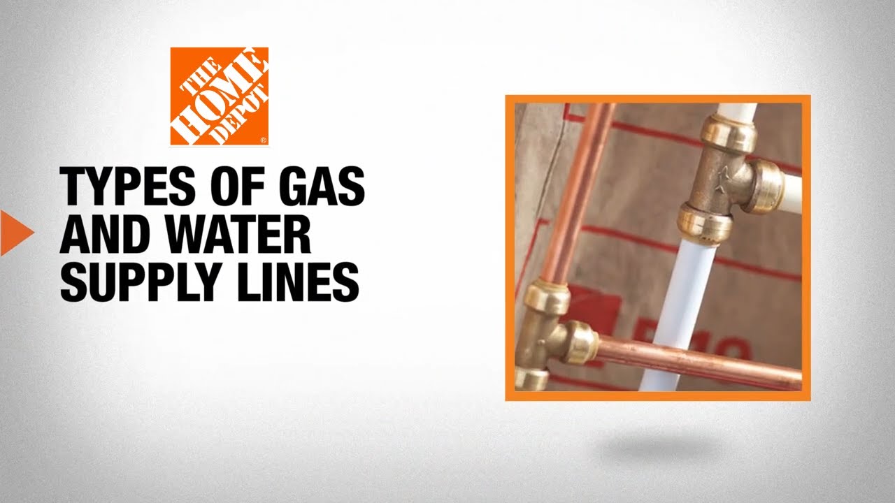 Types of Gas and Water Supply Lines