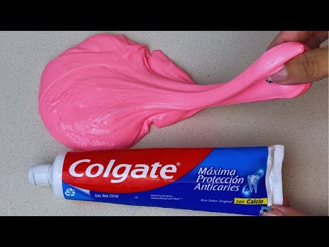 CÓMO HACER SLIME FACIL con pasta de dientes