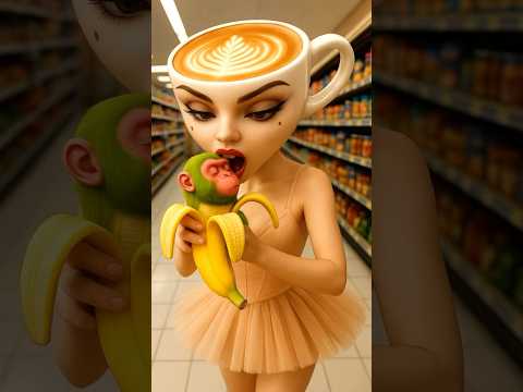 Ballerina Capuccina eats Shimpanzini Bananini? Espressona Signora eats Orangutini Ananasini? #meme