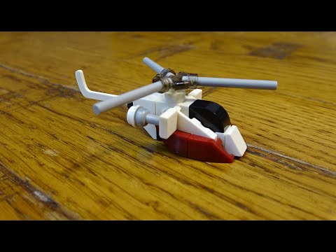 Building a Mini Lego Police Helicopter