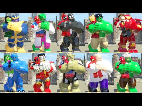 All Big Fig Animation Character in LEGO Marvel Super Heroes