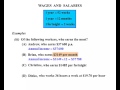 Income and Wage Calculations