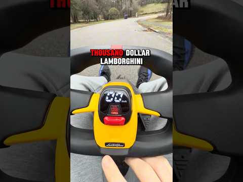 $10K Lamborghini Go Kart Brake Test #automobile #superkart #electricgokart #racing