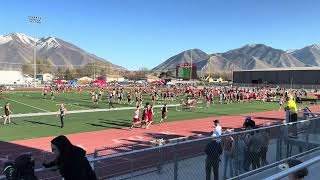 Tintic Track Boys 800m event at Spanish Fork High School March 20 ,2026. Tintic finished 1, 3 & 5.