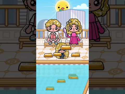 Slime doesn't fall out of my hair 🥺#tocaboca #tocalifeworld #shorts