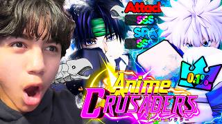I Obtained 0.1% CRUSADER Chrollo & Killua In Anime Crusaders! (Roblox)