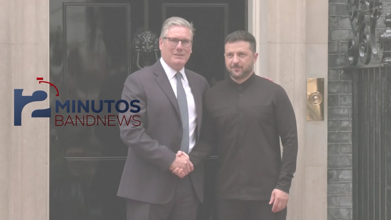 BandNews em 2 Minutos 140825   Tarde Zelensky e premiê britânico se reúnem em Londres