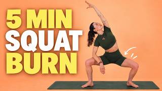 5 Min Squat Series | Lower Body Burner (Repeat 1x–3x)